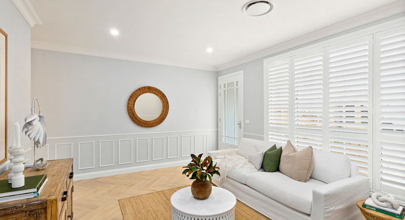 Plantation shutters installed by MC Awnings Blinds Shutters