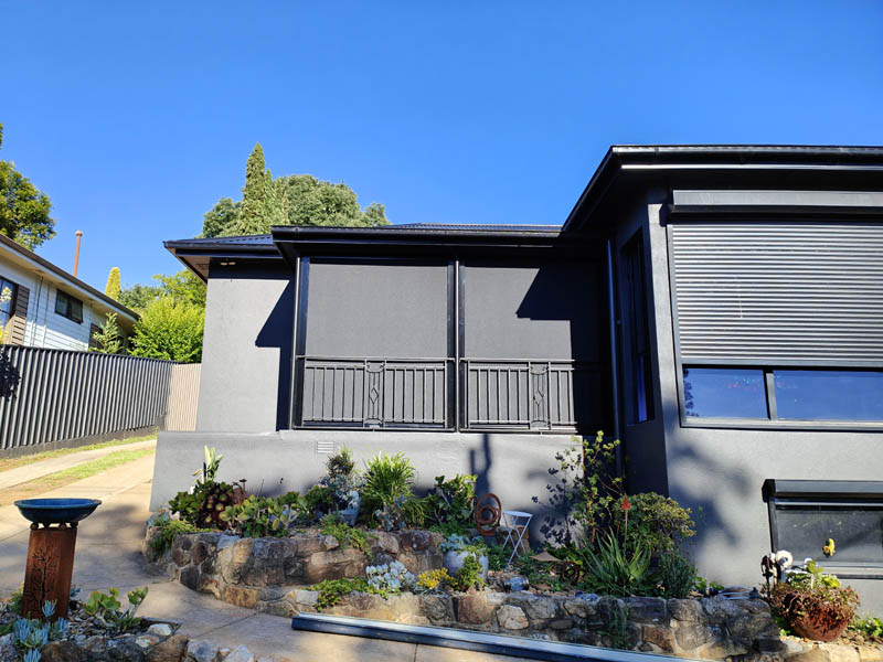Zip track alfresco blind installation