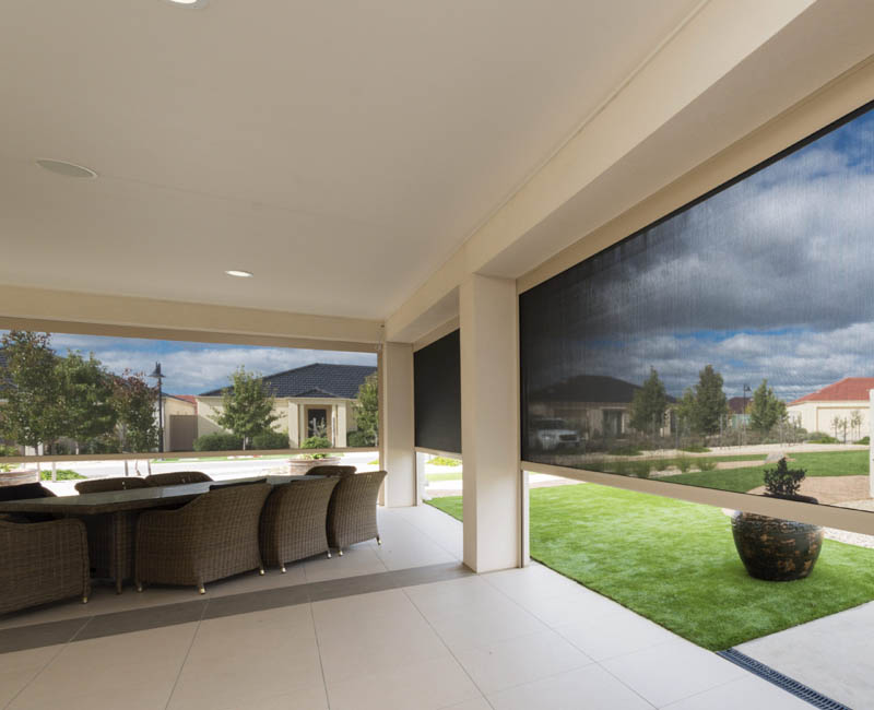 Alfresco blinds installation