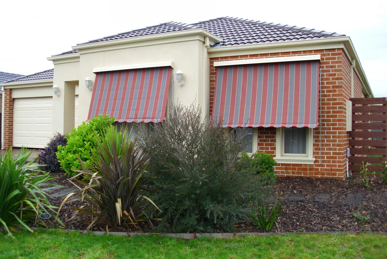 Blinds and shutters in a residential interior